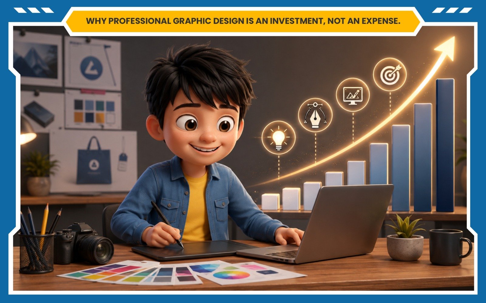 Why Professional Graphic Design Is an Investment, Not an Expense